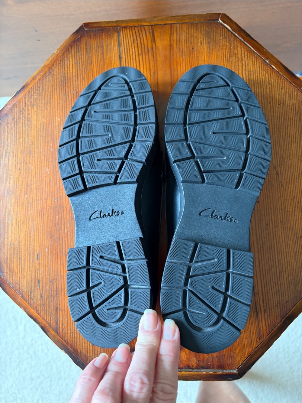 Black Ladies Clarks Westlynn Bella Loafers - Picture 6 of 9